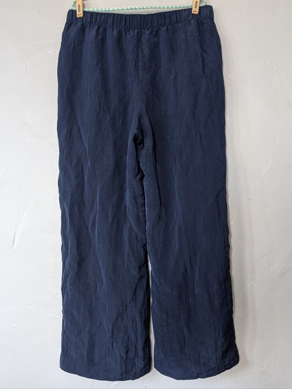 Abercrombie & Fitch Navy Wide-Leg Pants - Picture 4 of 4